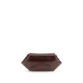 Ganni Bordeaux Polyethylen-Umhängetasche