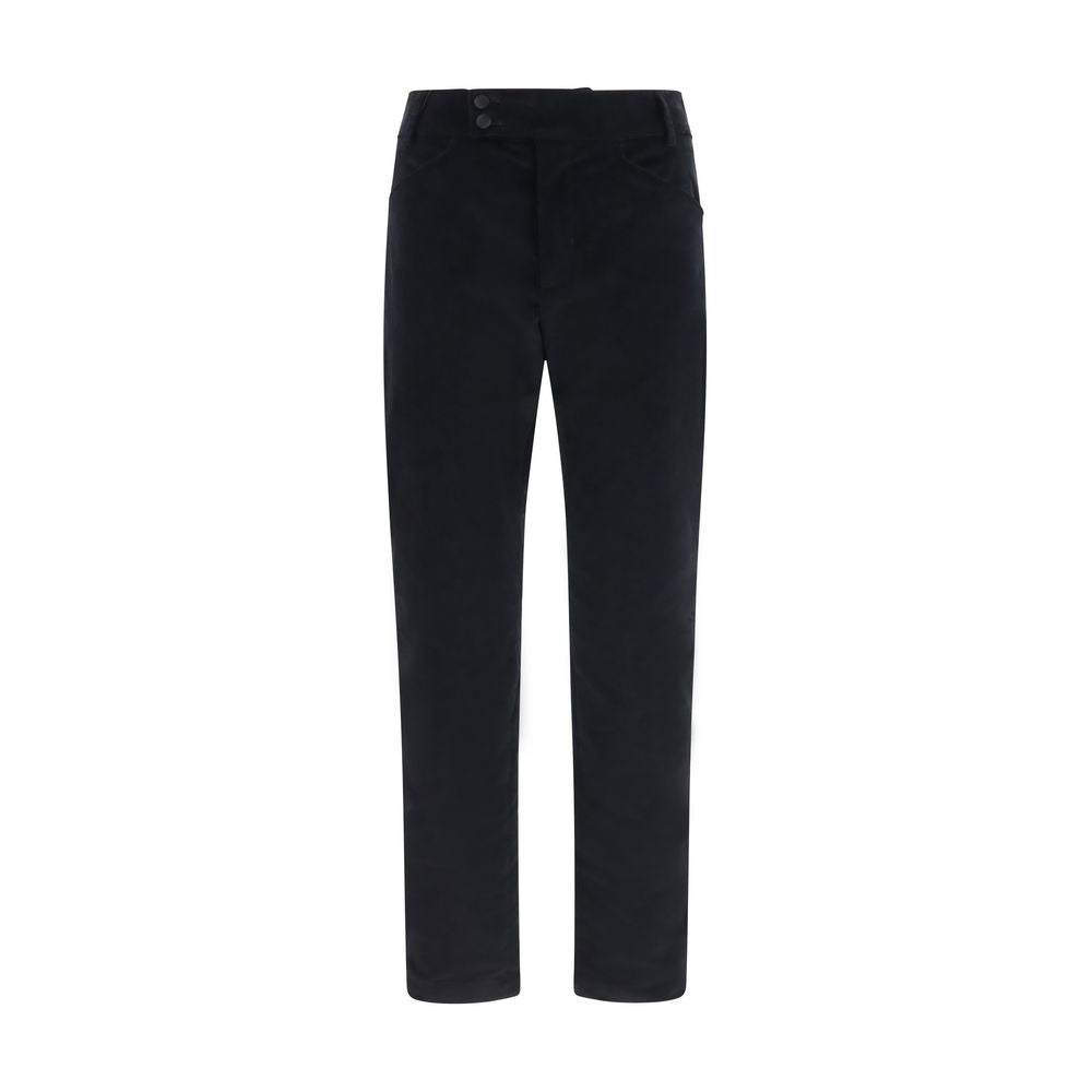 Dolce & Gabbana Schwarze Baumwoll-Freizeithose
