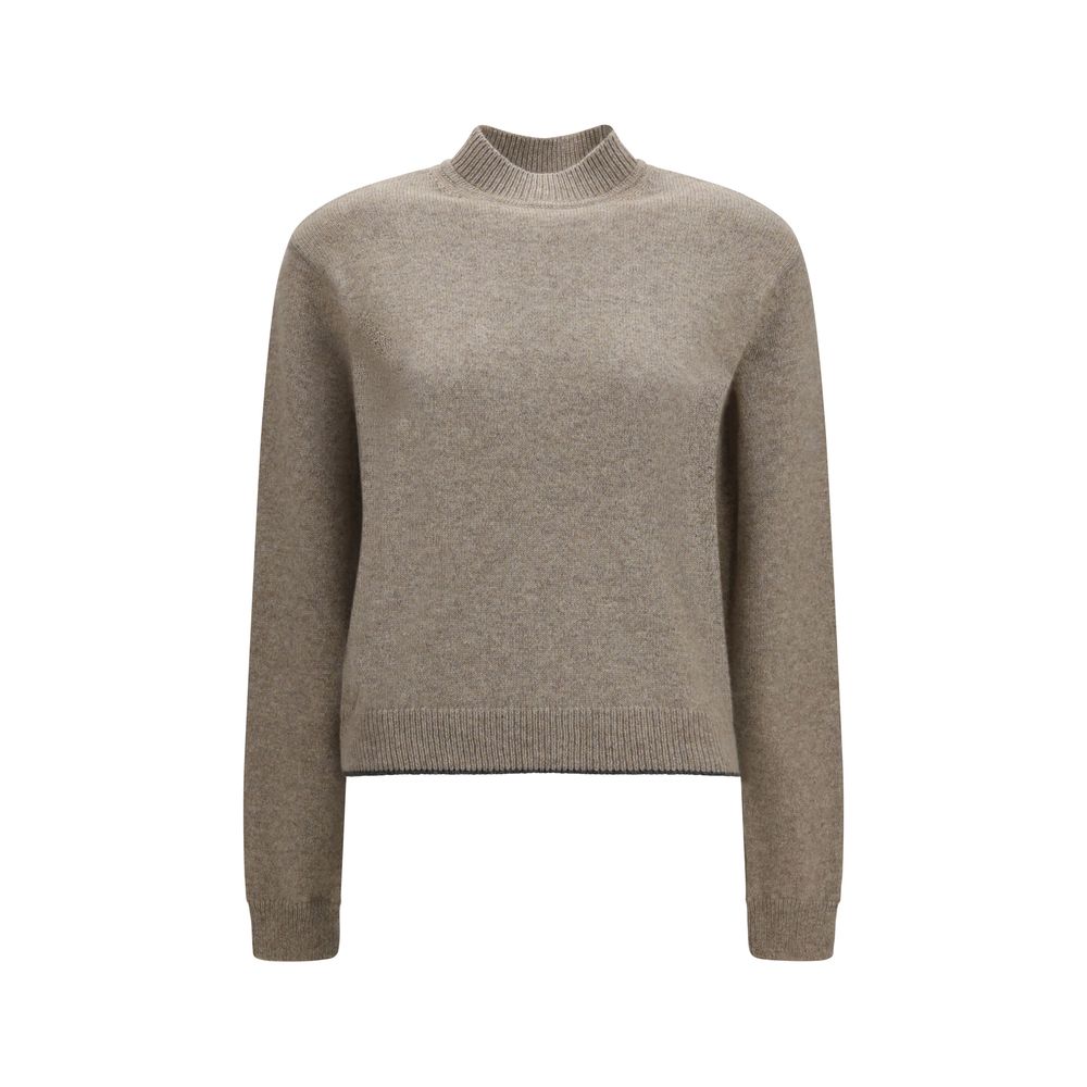 Jacquemus Beiger Kaschmirpullover