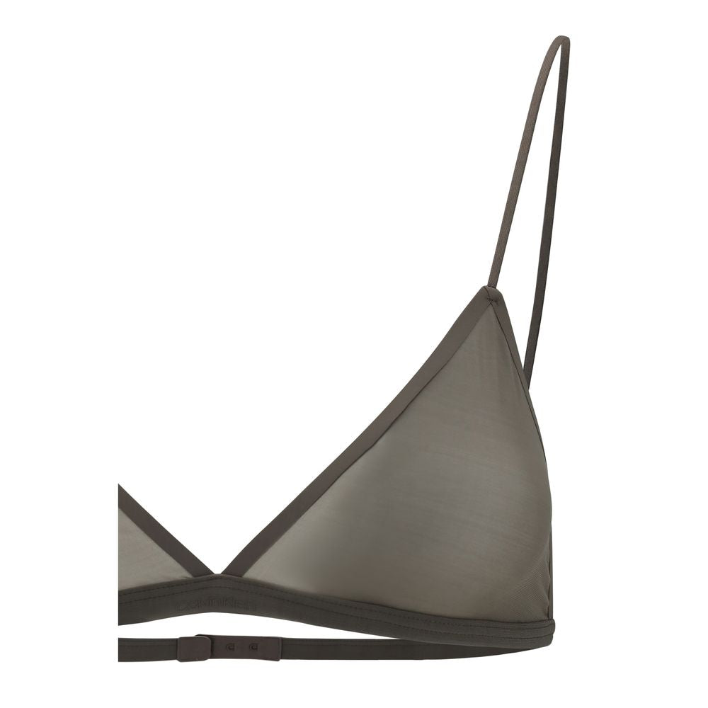 Calvin Klein Grauer BH aus Nylon