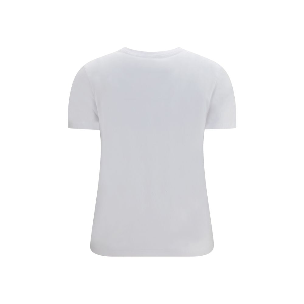 Maison Kitsuné Weißes Baumwoll-T-Shirt