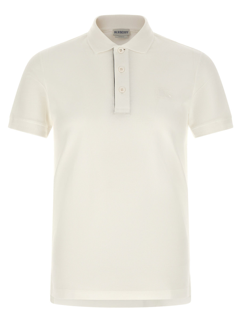 Burberry Weißes Poloshirt aus Baumwolle