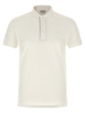 Burberry Weißes Poloshirt aus Baumwolle