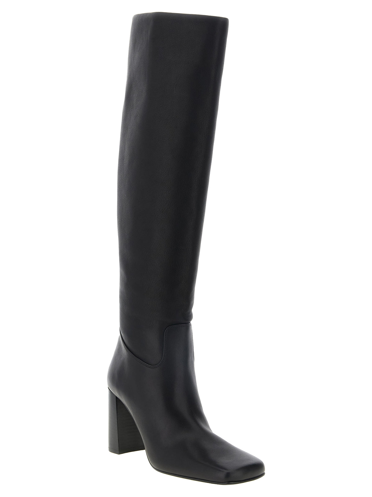 Khaite Schwarzes Kalbsleder Over-the-Knee