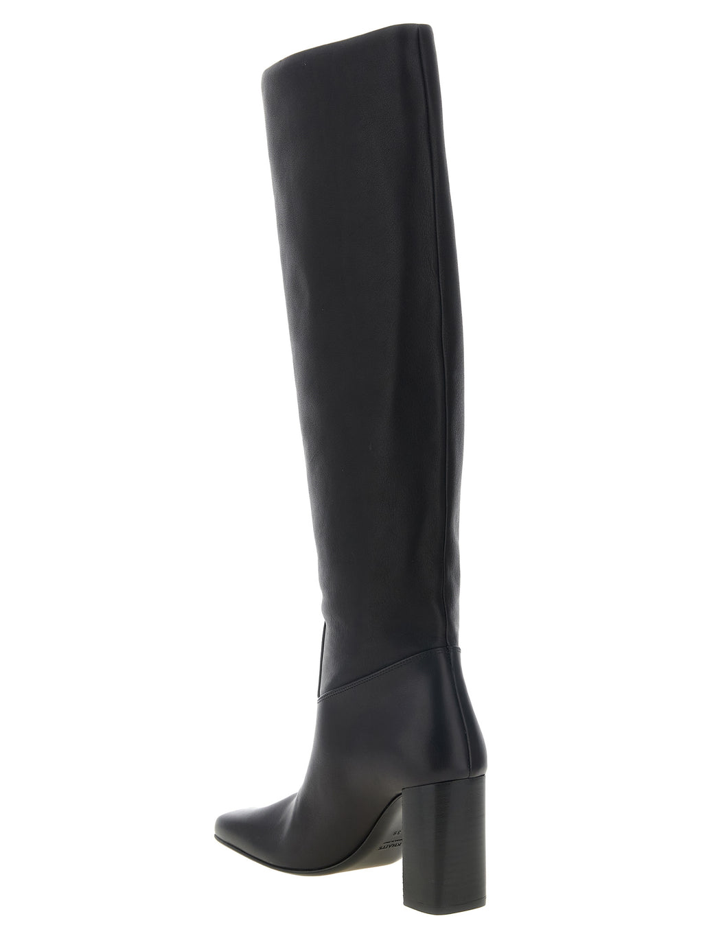 Khaite Schwarzes Kalbsleder Over-the-Knee
