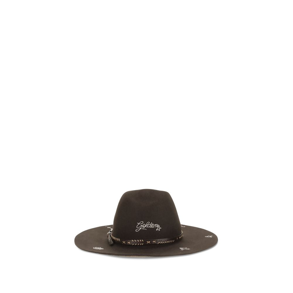 Golden Goose Brauner Wollfilz-Fedora Aries