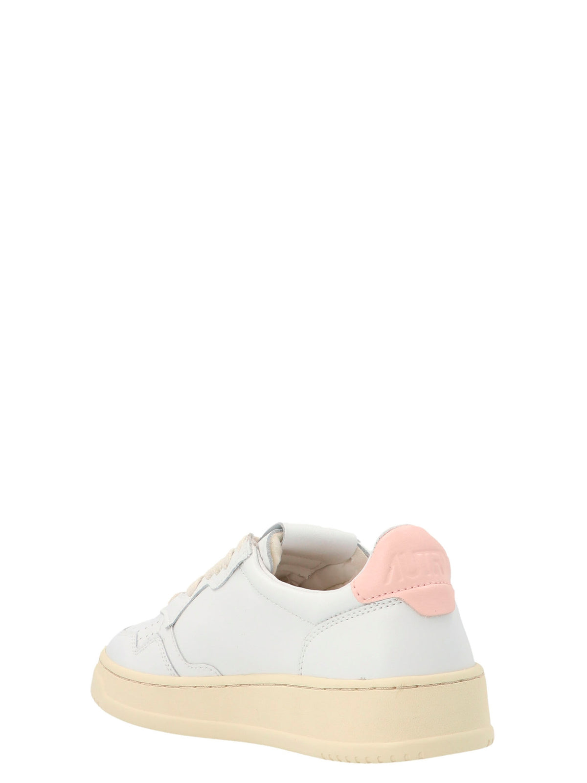 Autry Mehrfarbige Low-Top-Sneaker aus Rindsleder