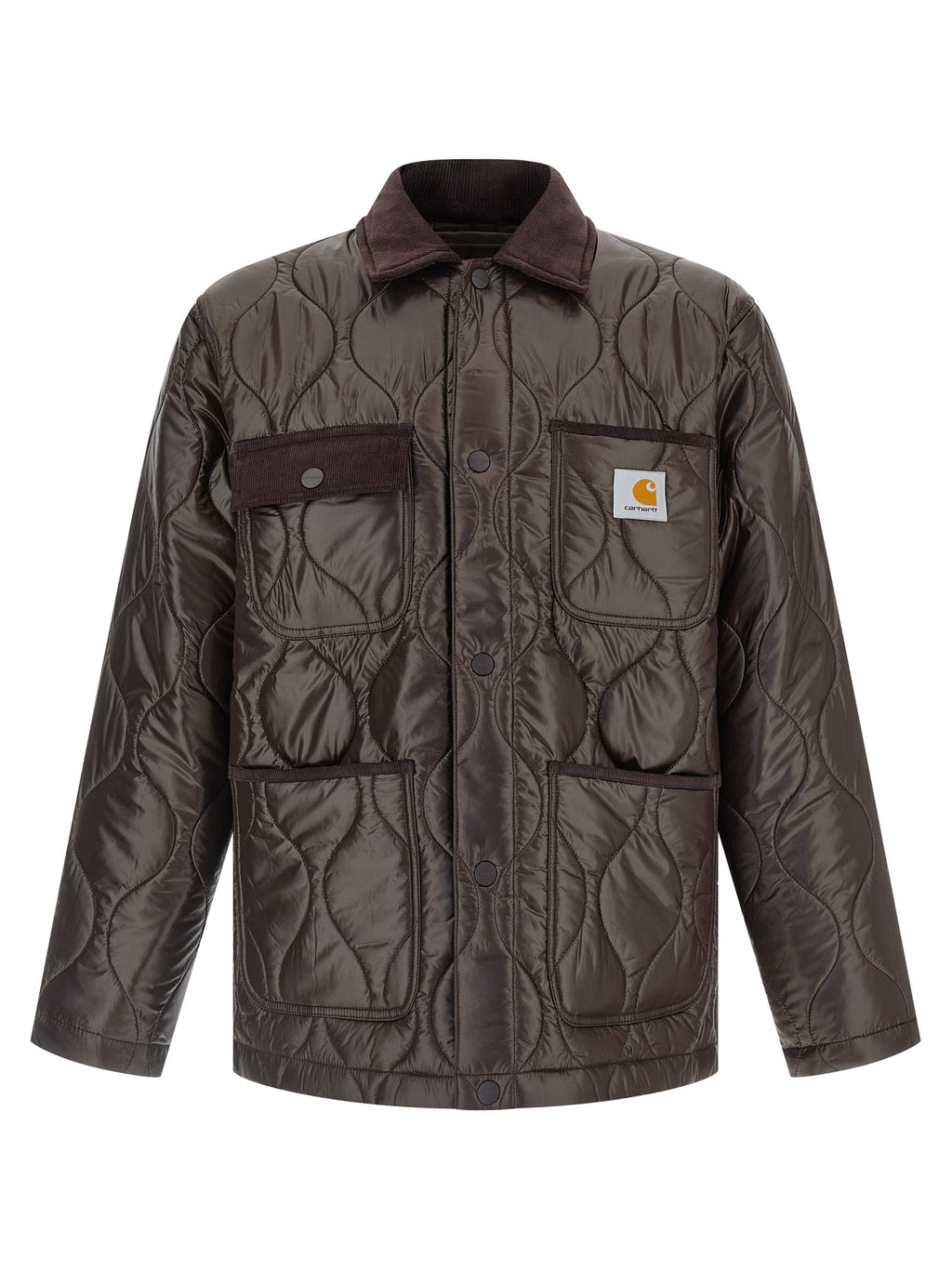 Carhartt Wip Braune Shell-Jacke aus Polyester