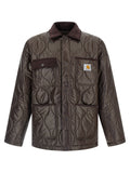 Carhartt Wip Braune Shell-Jacke aus Polyester