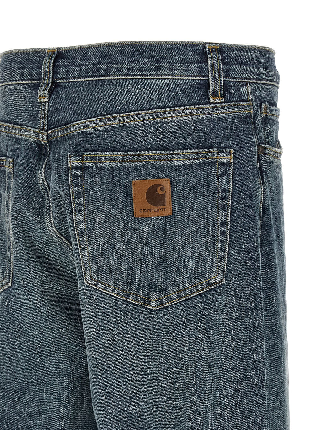 Carhartt Wip Blaue Jeans aus Baumwolle, Tapered Fit