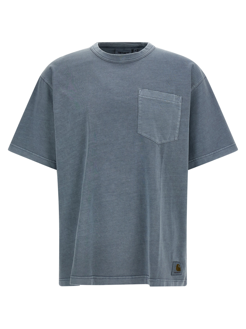 Carhartt Wip Blaues Bio-Baumwoll-T-Shirt