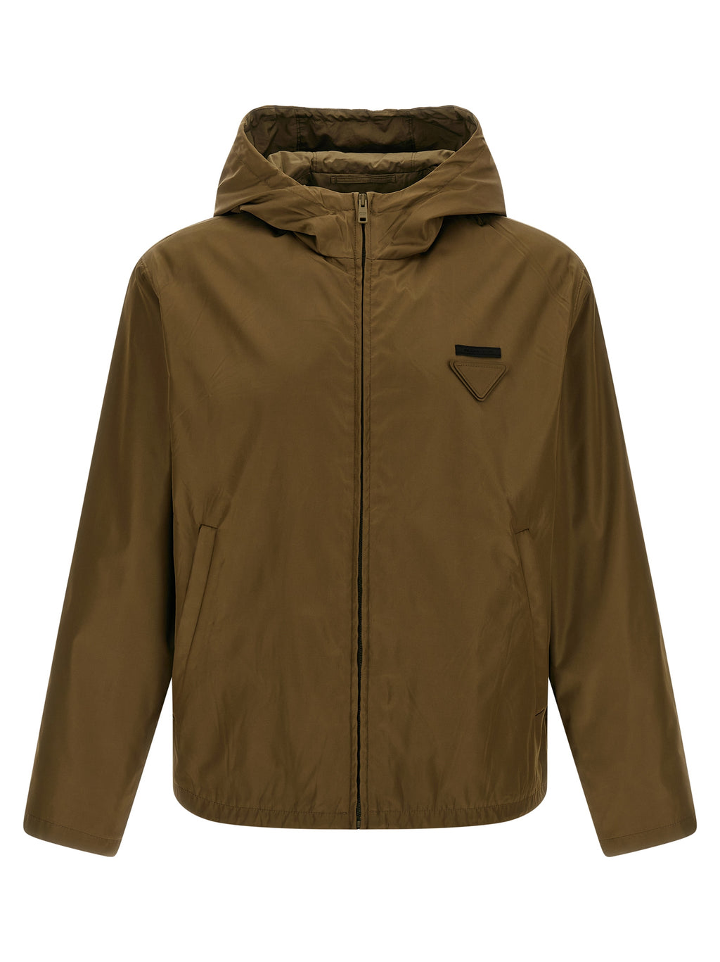 Prada Zweifarbige Jacke aus Polyamid