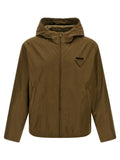 Prada Zweifarbige Jacke aus Polyamid