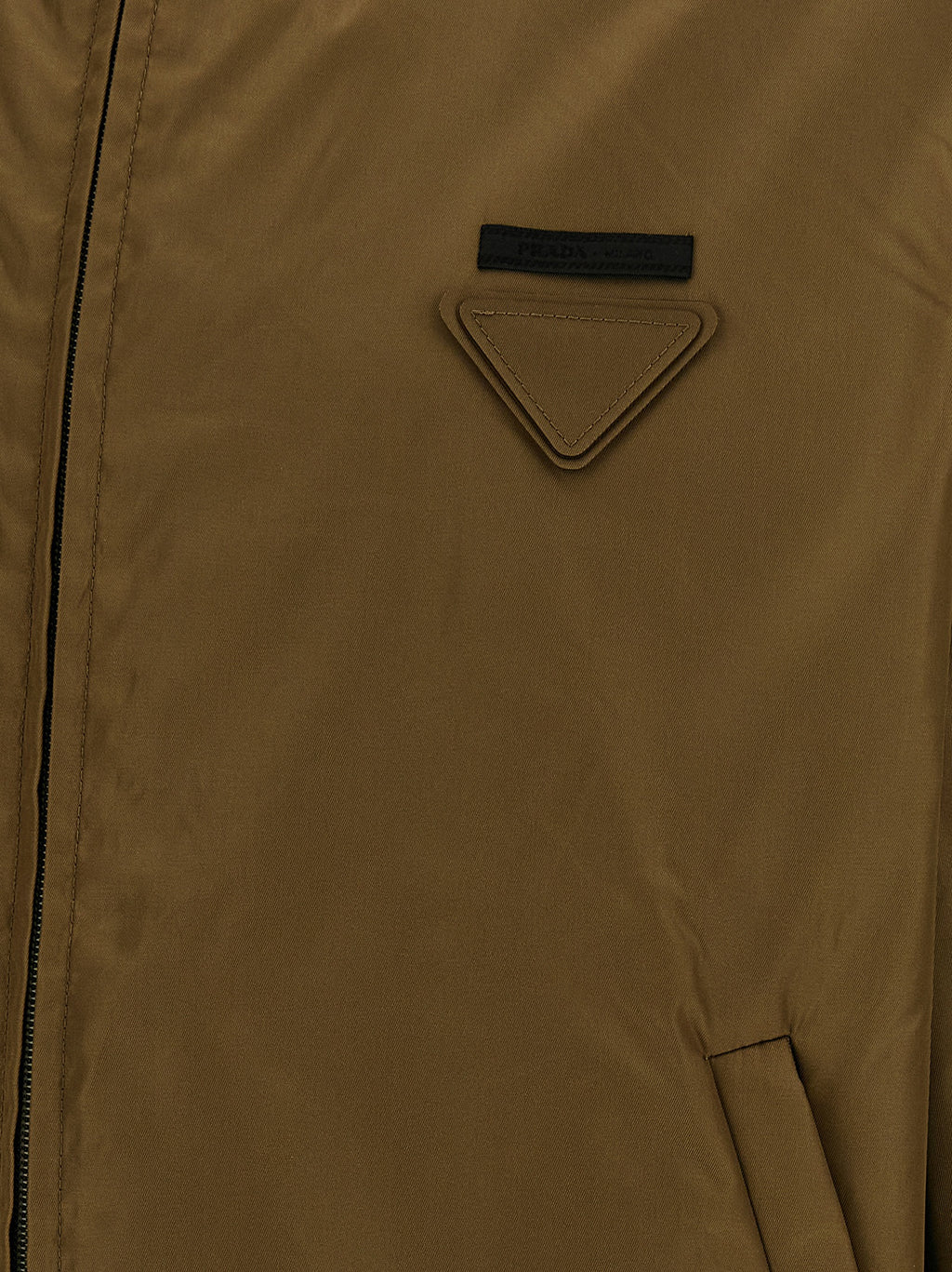 Prada Zweifarbige Jacke aus Polyamid
