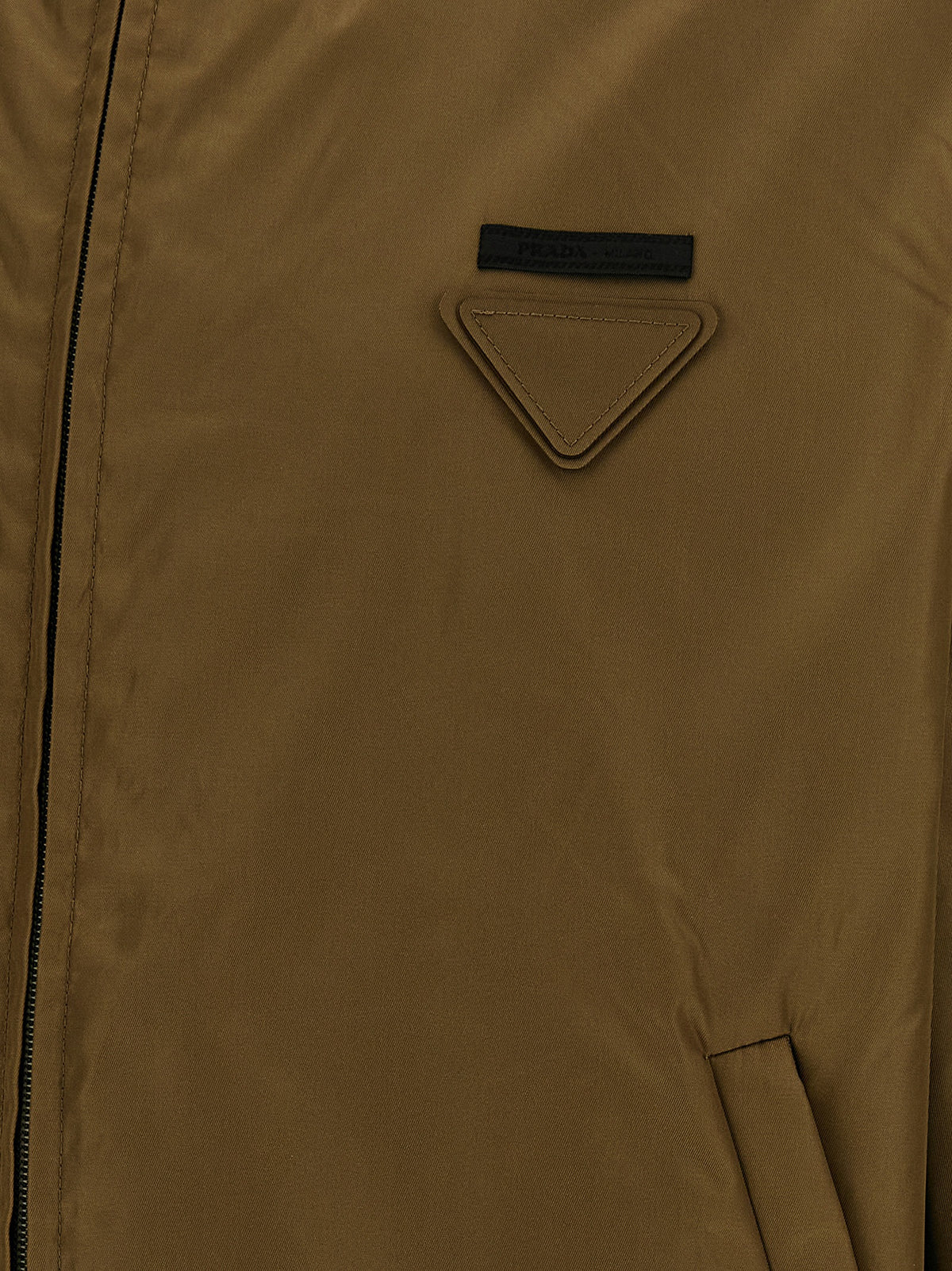 Prada Zweifarbige Jacke aus Polyamid