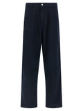 Carhartt Wip Blaue Freizeithose aus Bio-Baumwolle