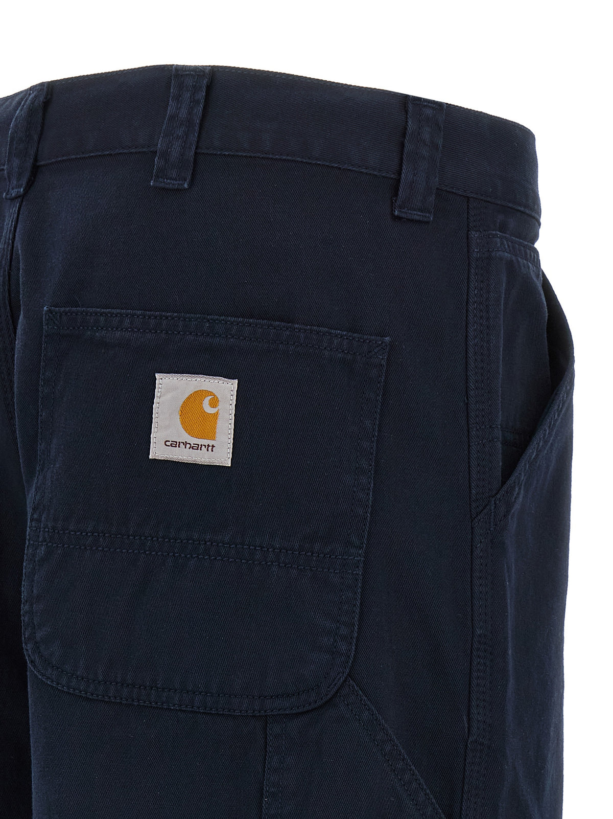 Carhartt Wip Blaue Freizeithose aus Bio-Baumwolle