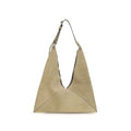 Moschino Beige Wildleder Schultertasche