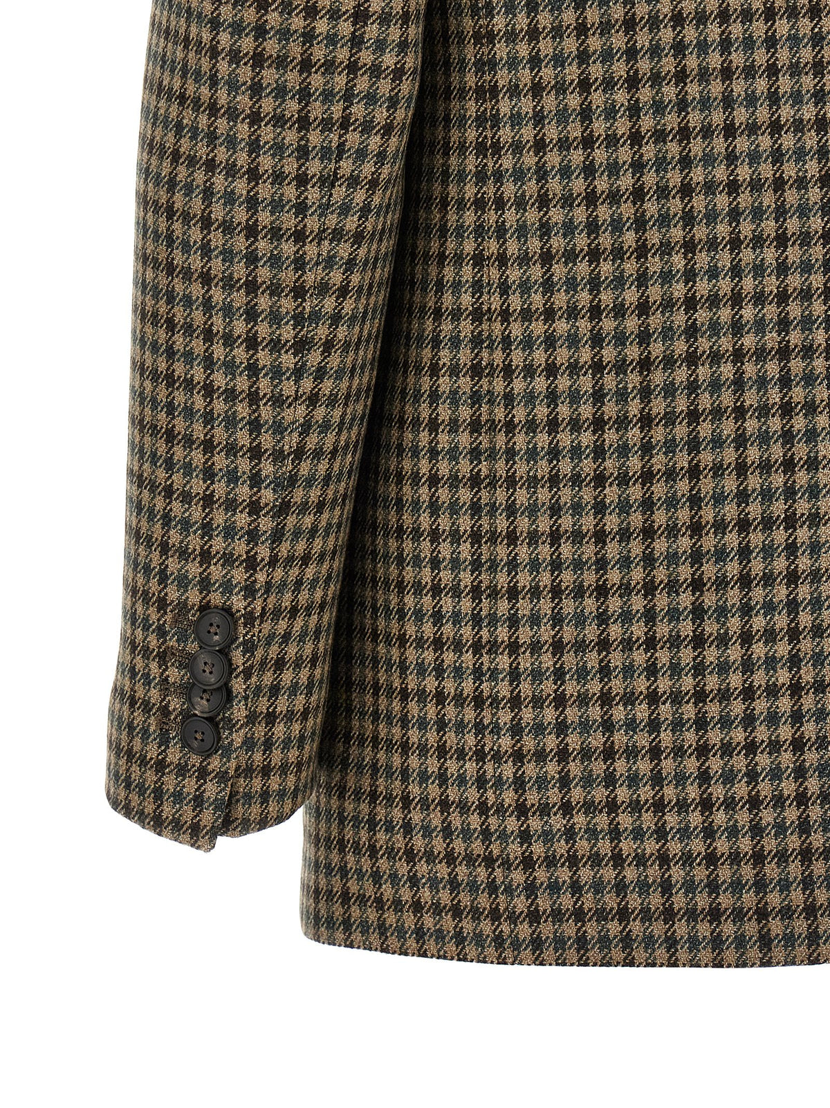 Tagliatore Brauner Blazer aus reiner Schurwolle