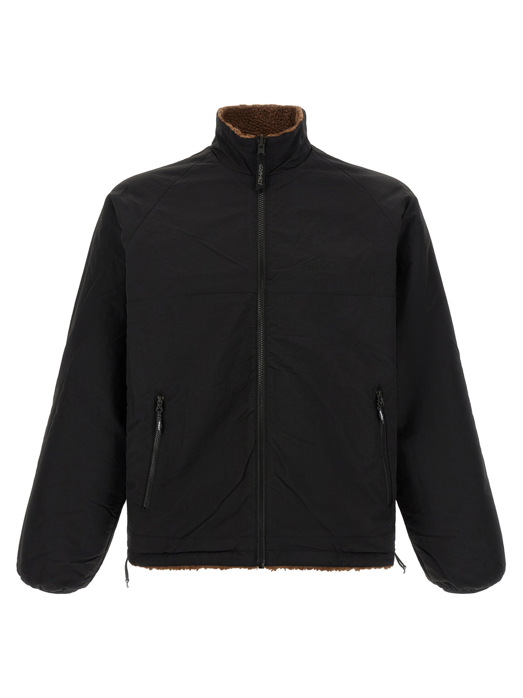 Gramicci Mehrfarbige Polyester-Jacke in voller Länge