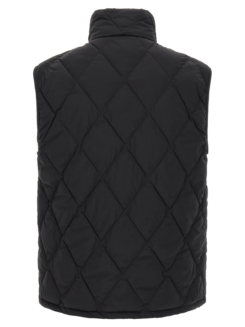 Burberry Schwarze ärmellose Jacke aus Polyamid