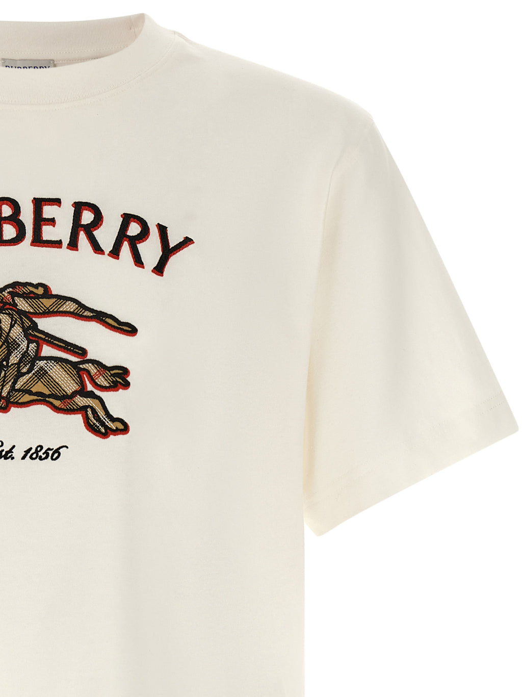 Burberry Weißes Baumwoll-T-Shirt