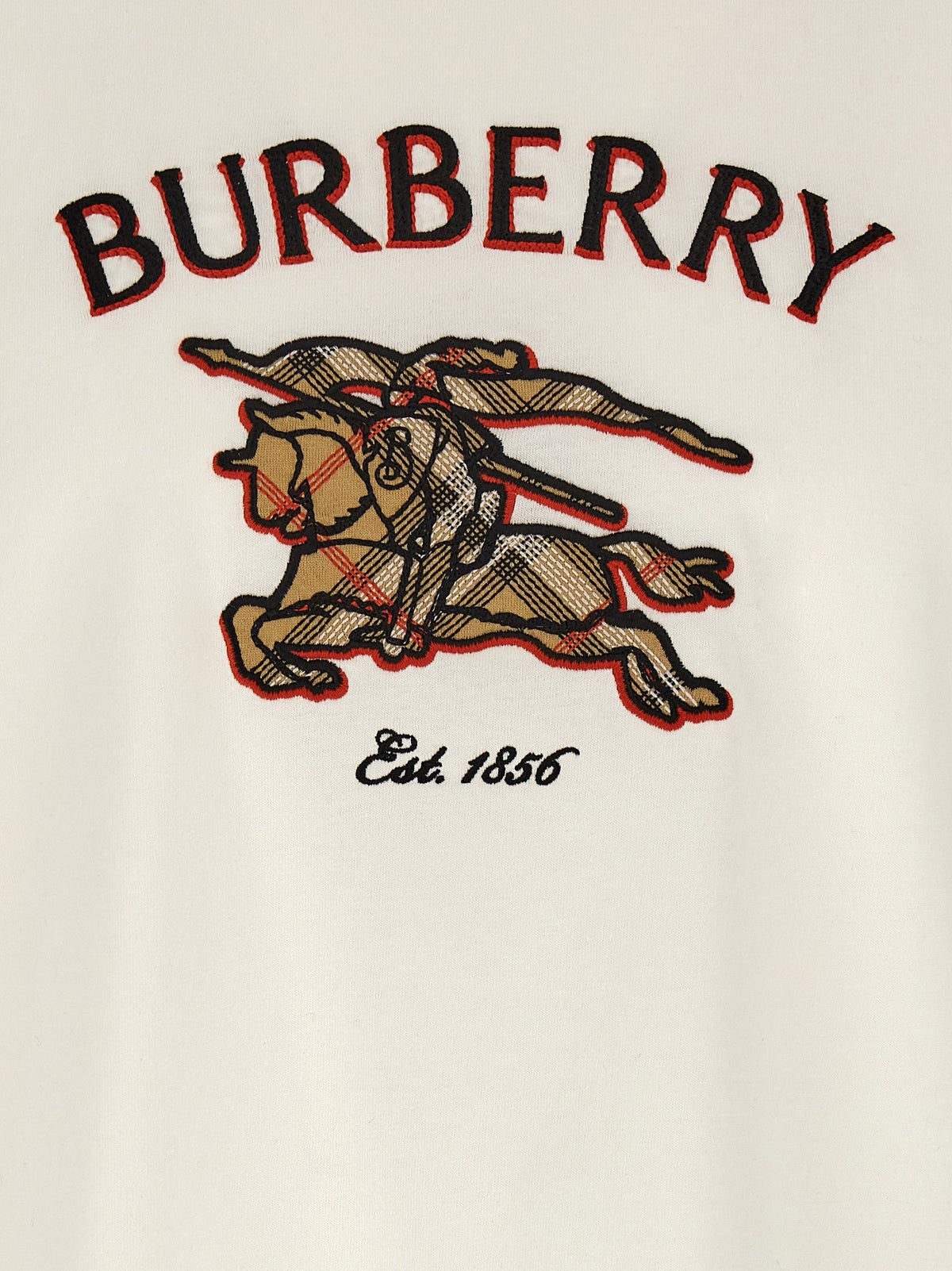 Burberry Weißes Baumwoll-T-Shirt