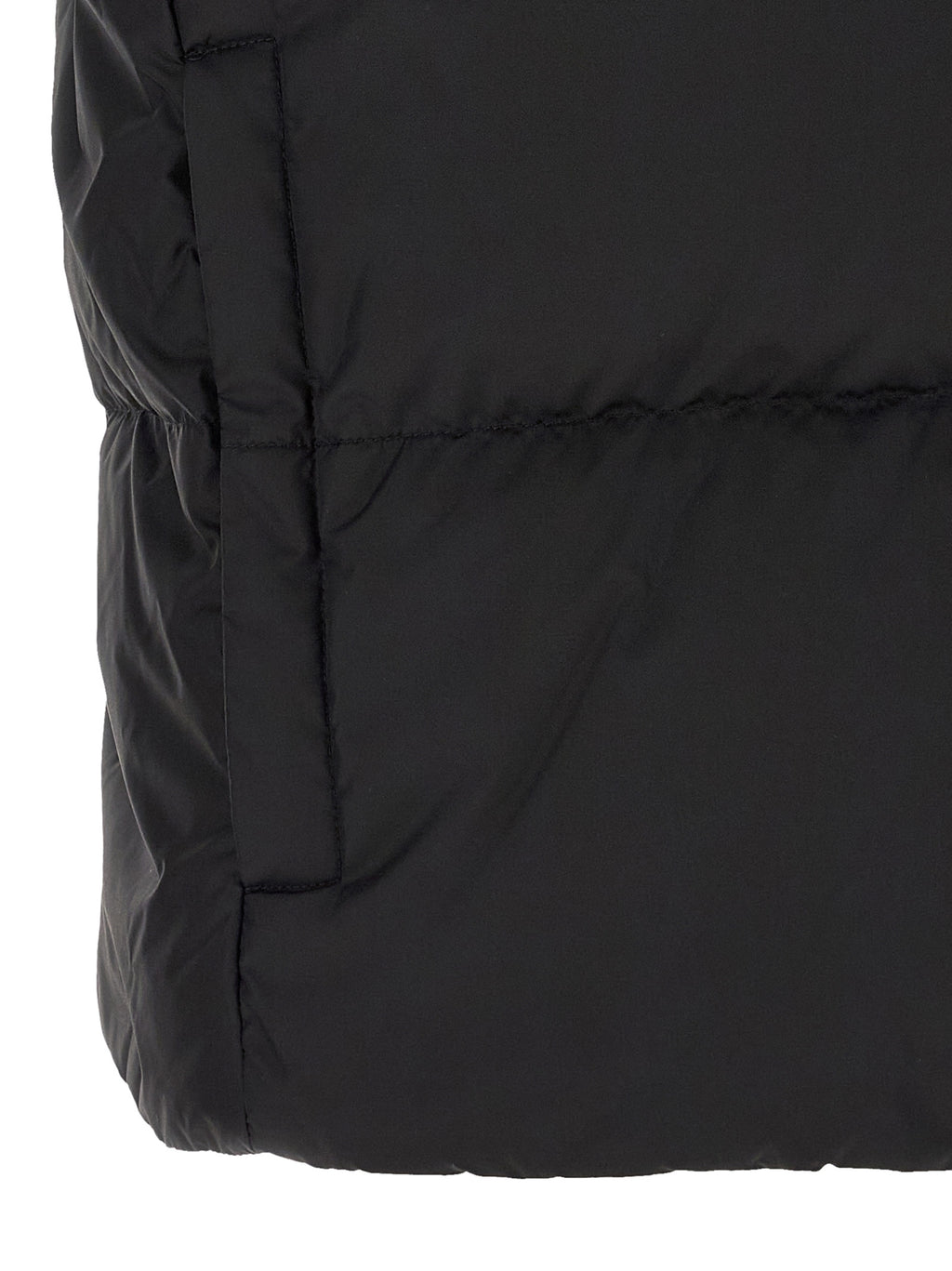 Burberry Schwarze ärmellose Jacke aus Polyamid