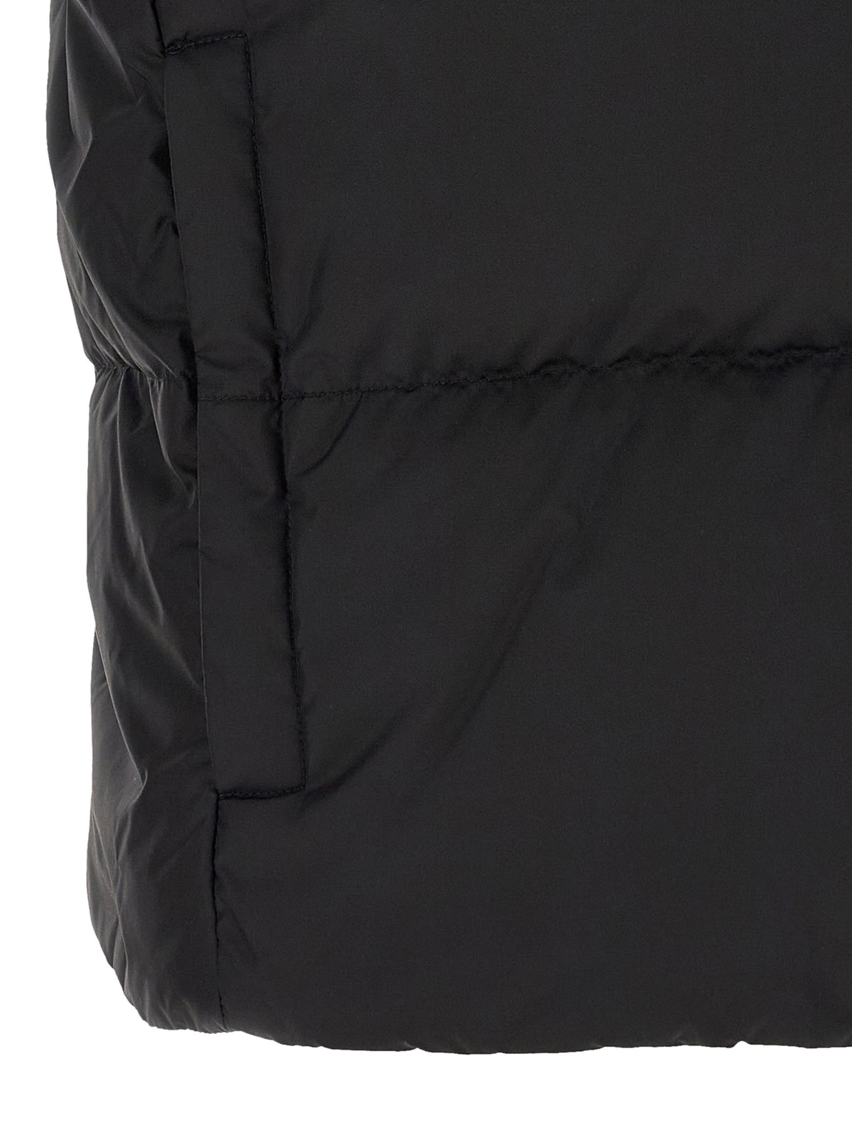 Burberry Schwarze ärmellose Jacke aus Polyamid