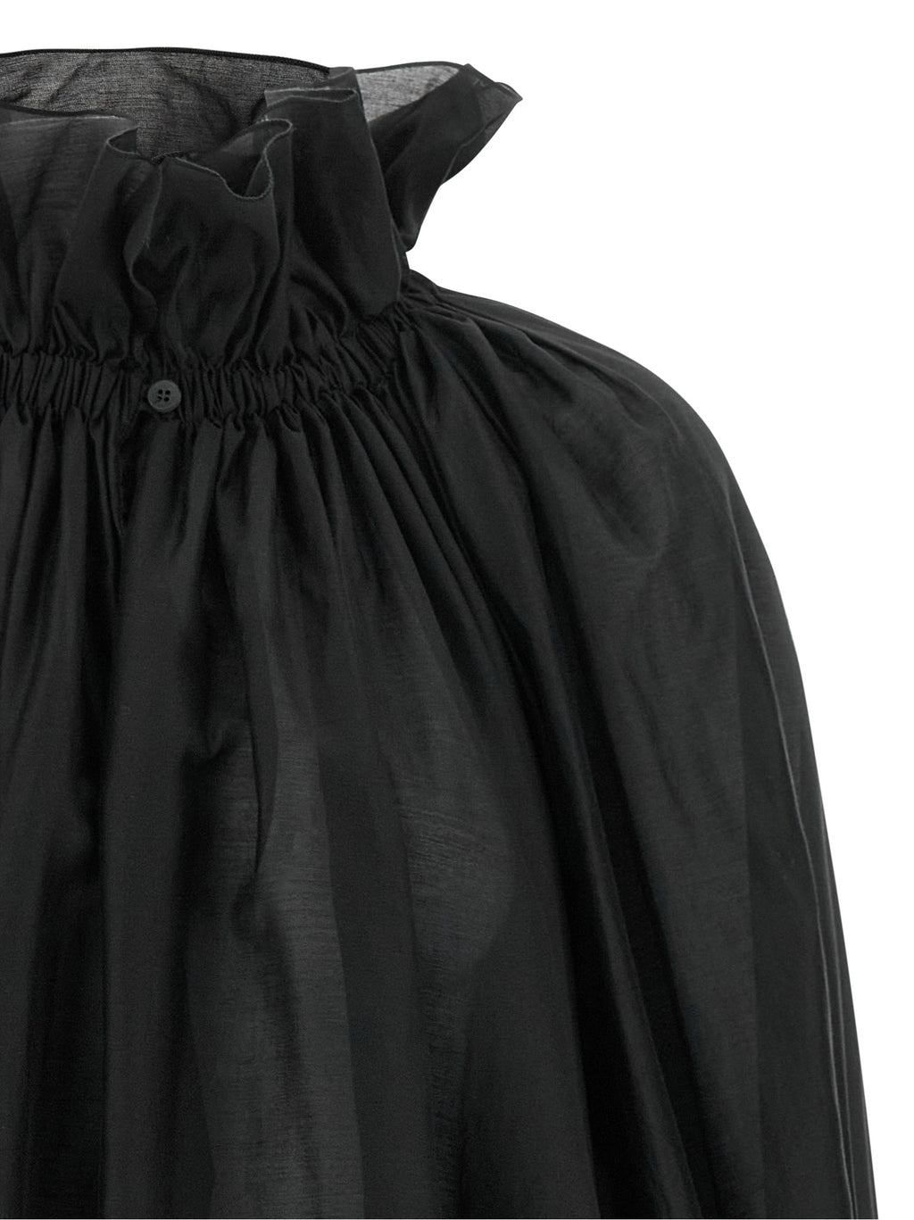 THELATEST Schwarze Lyocell-Bluse