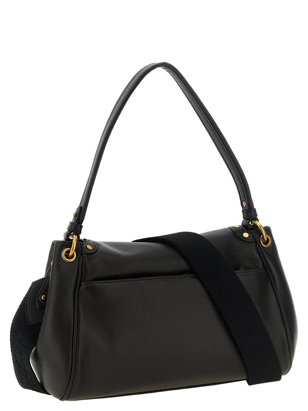 Isabel Marant Schwarze Lammleder-Schultertasche