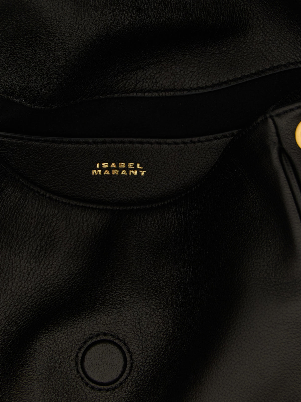 Isabel Marant Schwarze Lammleder-Schultertasche