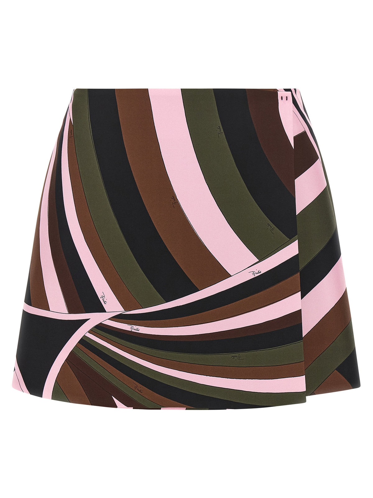 Emilio Pucci Mehrfarbiger Seiden-Maxirock