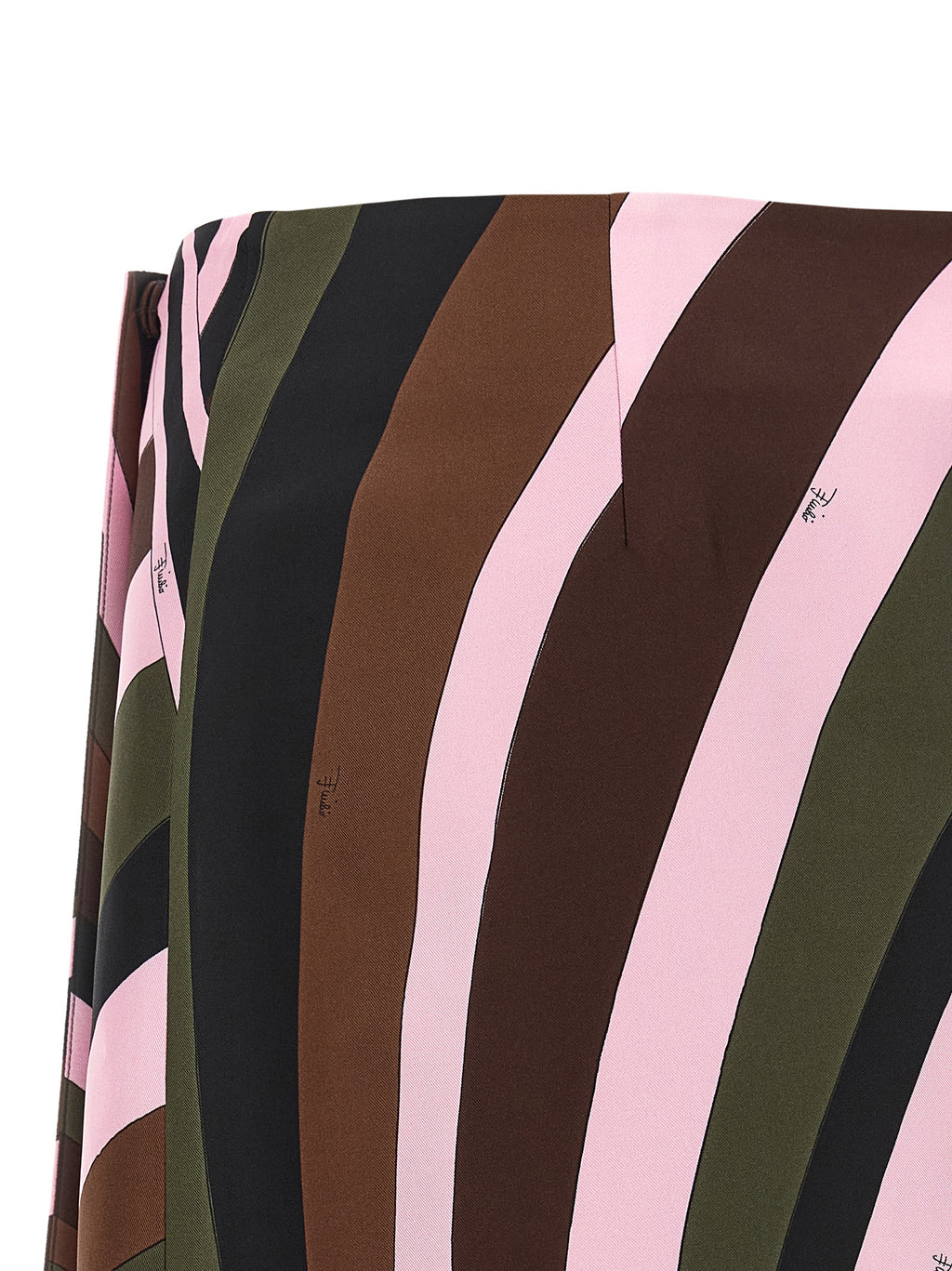 Emilio Pucci Mehrfarbiger Seiden-Maxirock