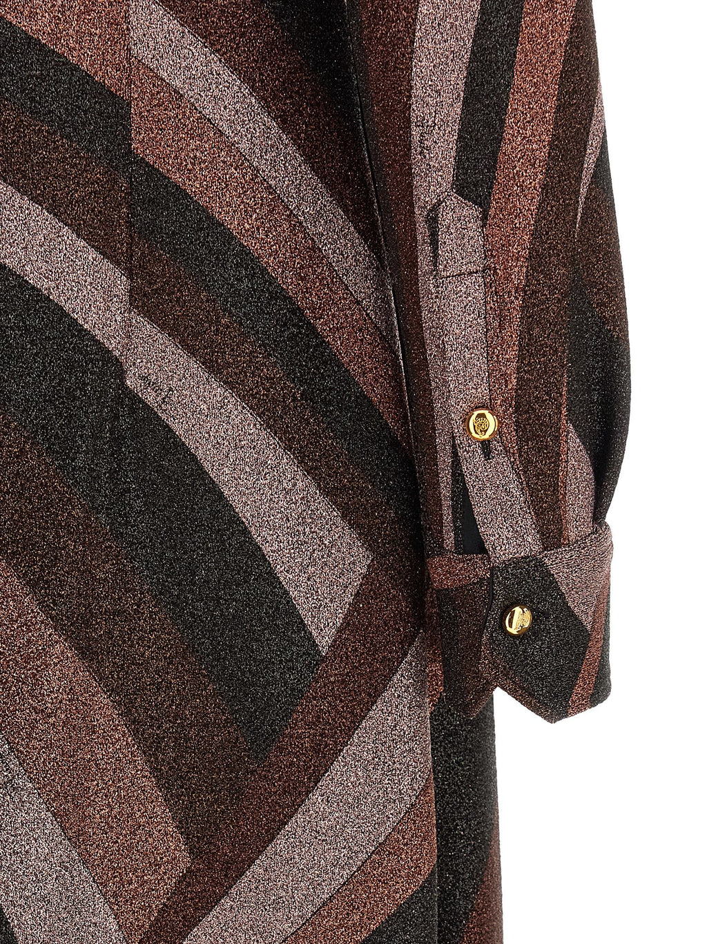Emilio Pucci Langes Kleid aus Bordeaux-Polyamid