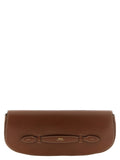 Polo Ralph Lauren Braune Clutch aus Rindsleder