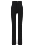 Balenciaga Schwarze High-Waist-Jeans aus Elasthan