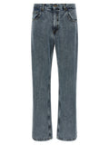 SECOND/LAYER Graue Jeans aus Baumwolle im Relaxed Fit