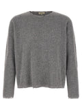 SECOND/LAYER Grauer Wollcardigan