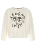 SECOND/LAYER Weißes Baumwoll-T-Shirt