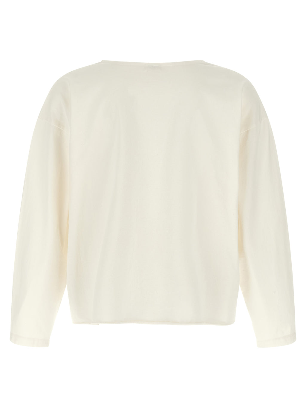 SECOND/LAYER Weißes Baumwoll-T-Shirt