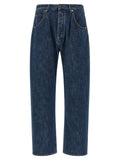 Jacquemus Blaue Jeans aus Bio-Baumwolle im Relaxed Fit
