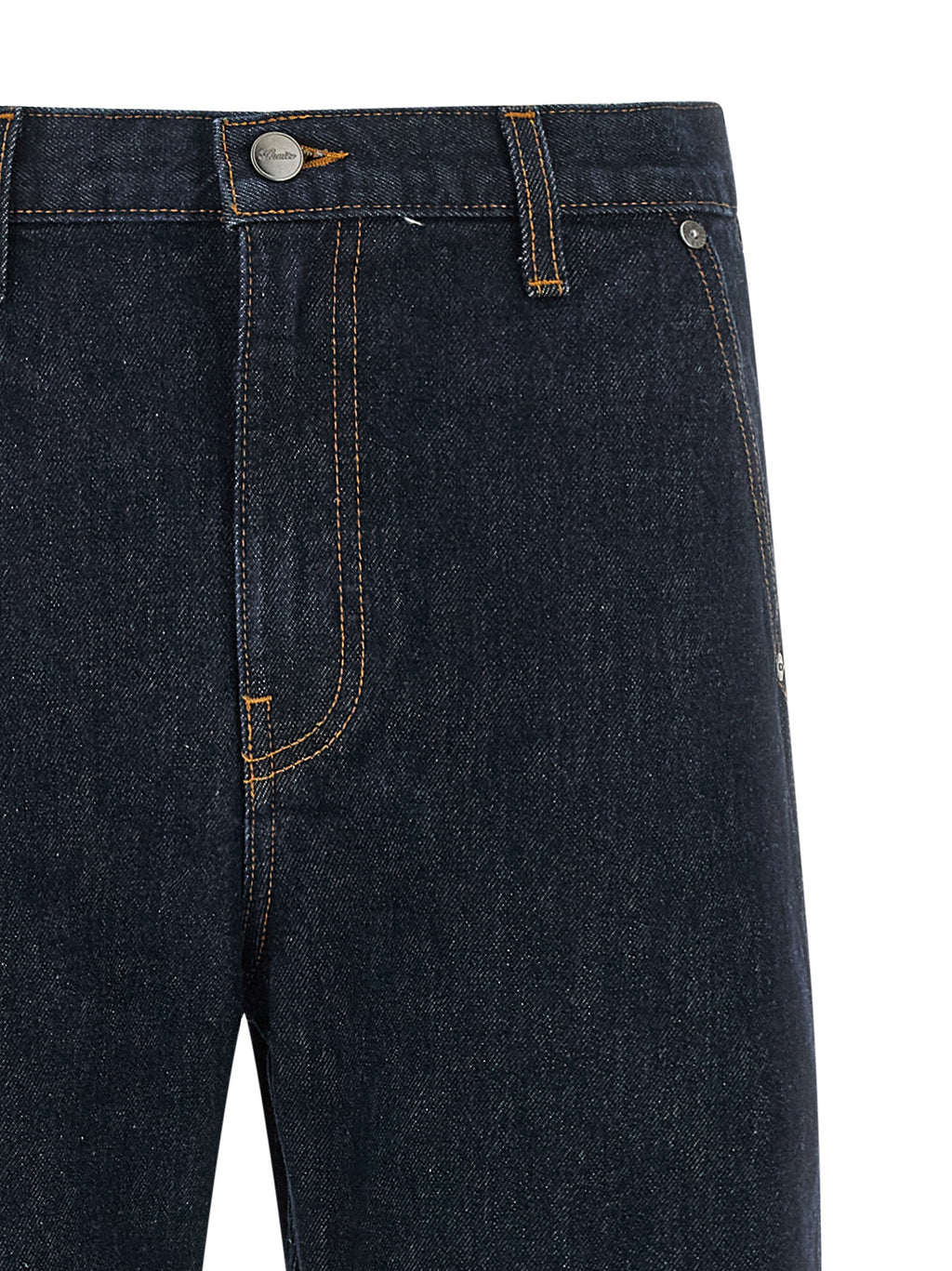 Khaite Blaue Jeans aus Baumwolle im geraden Schnitt