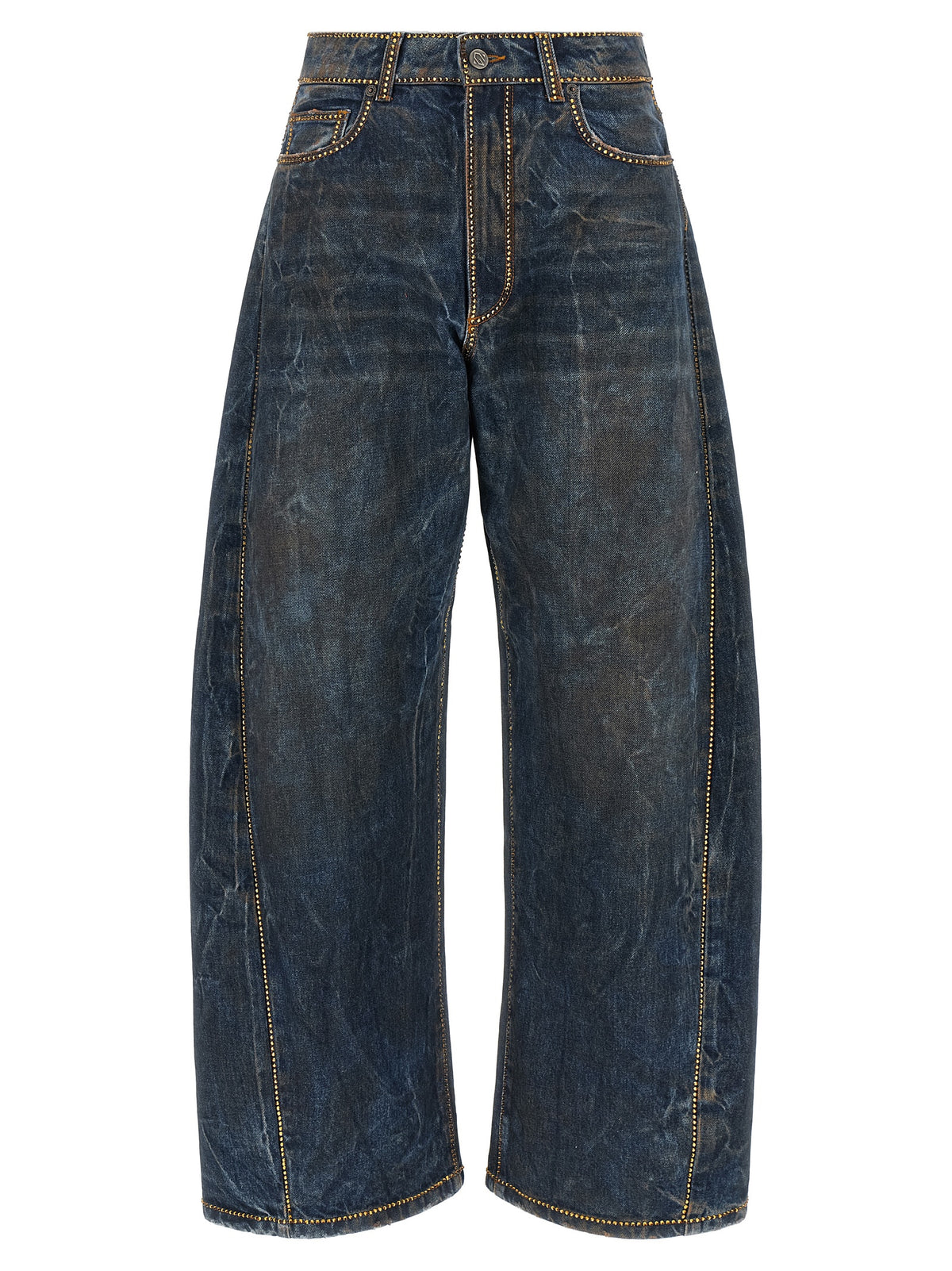 Giuseppe Di Morabito Blaue Baumwolljeans im Relaxed Fit