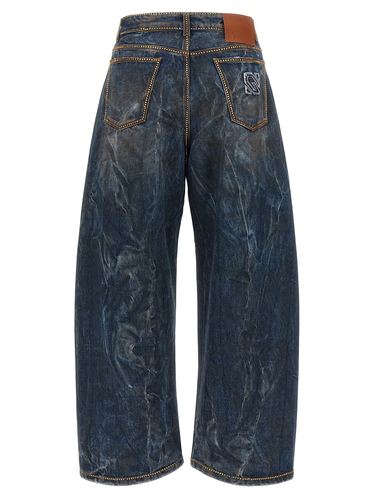 Giuseppe Di Morabito Blaue Baumwolljeans im Relaxed Fit