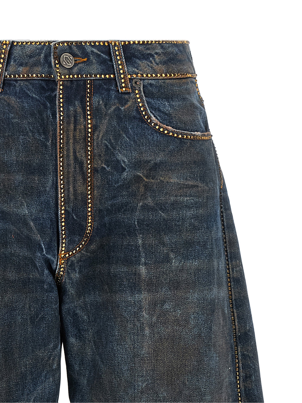 Giuseppe Di Morabito Blaue Baumwolljeans im Relaxed Fit