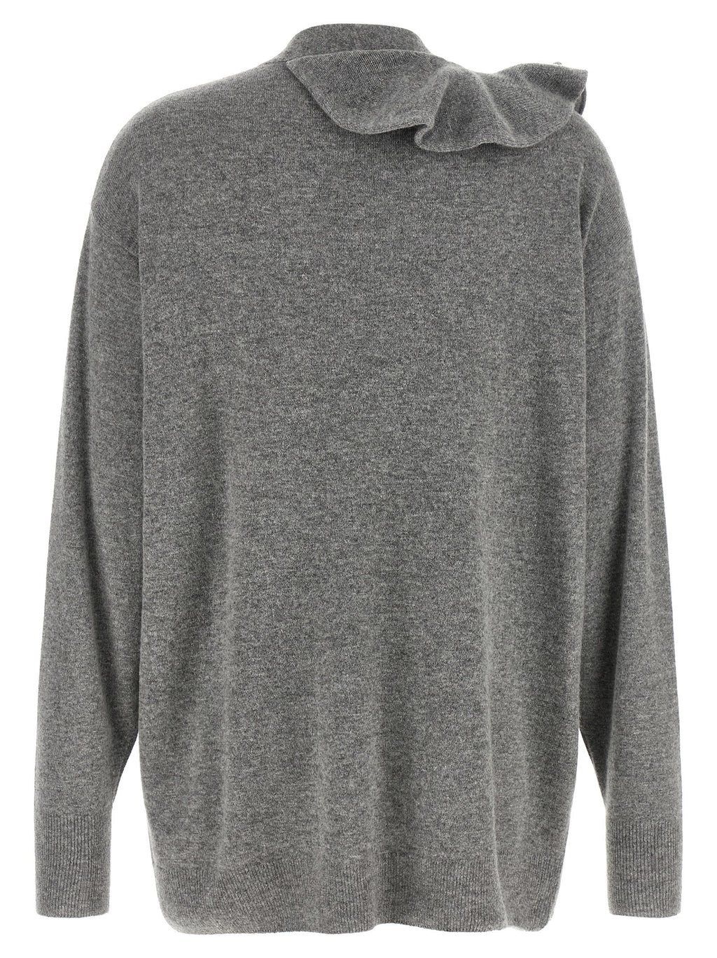 NUDE Grauer Wollcardigan
