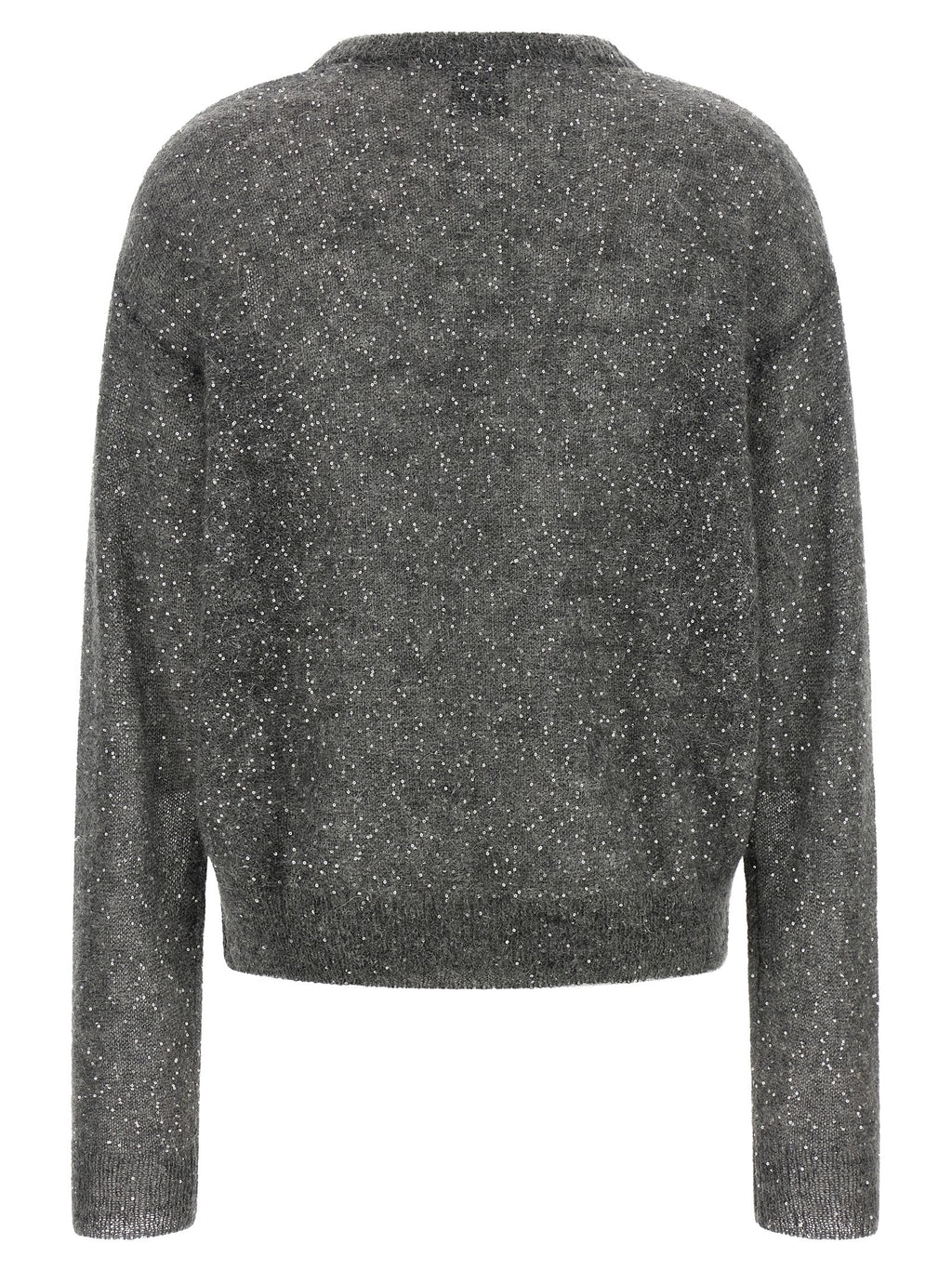 NUDE Grauer Wollcardigan