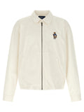 Polo Ralph Lauren Weiße Baumwolljacke in voller Länge