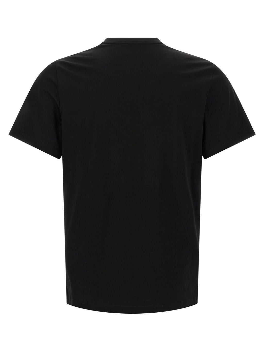 Moncler Schwarzes Baumwoll-T-Shirt